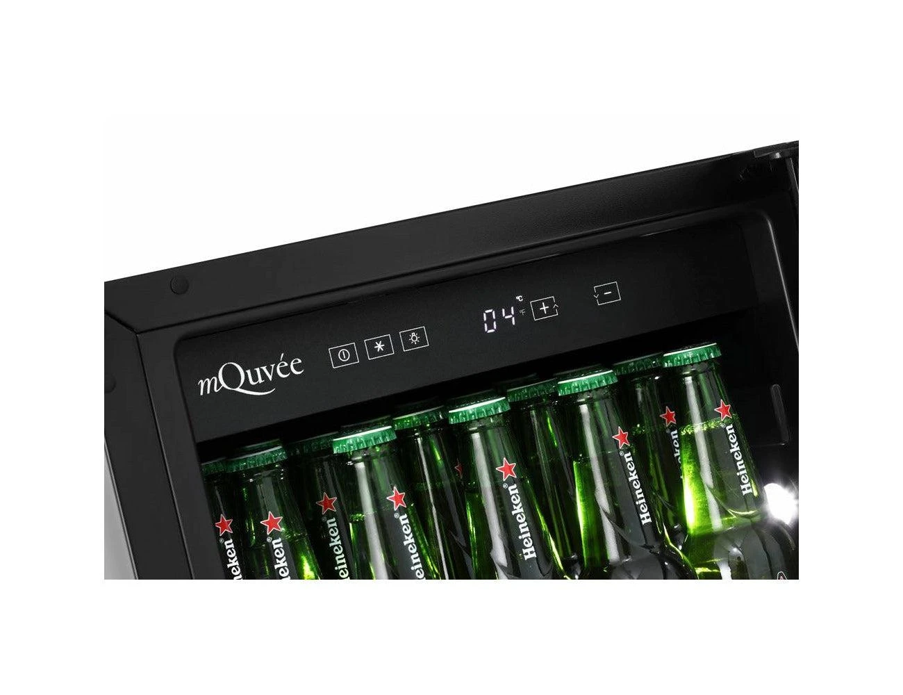 MQuvée Drinks Fridge - Built In 400mm Stainless Steel - Beer Server 40 - Image 4