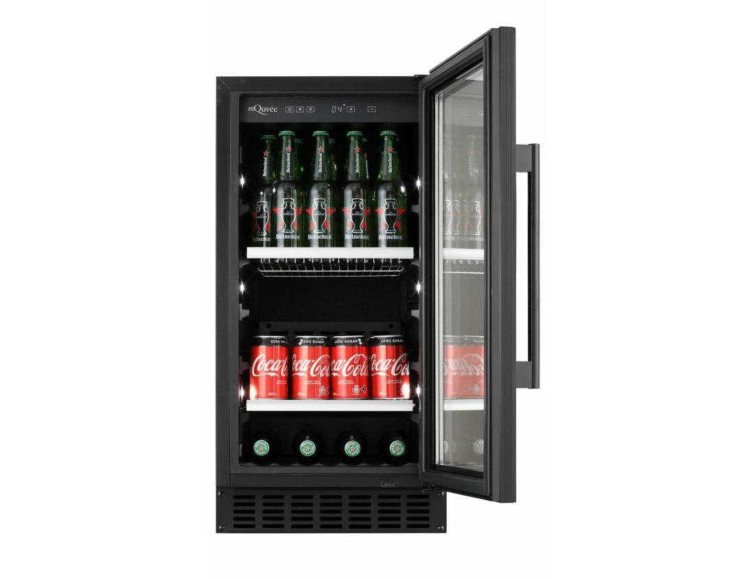 MQuvée Under Counter Beer Fridge - 400mm Black - Beer Server 40 - Image 3