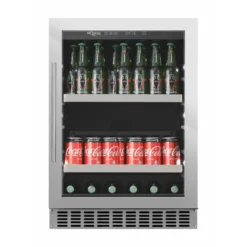 MQuvée Under Counter Drinks Fridge - 60cm Stainless Steel - Beer Server 60