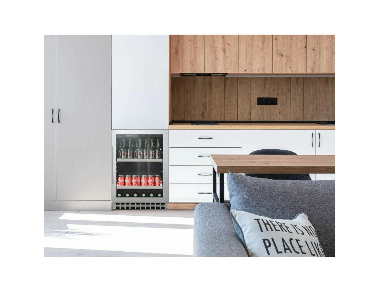 MQuvée Under Counter Drinks Fridge - 60cm Stainless Steel - Beer Server 60 - Image 3